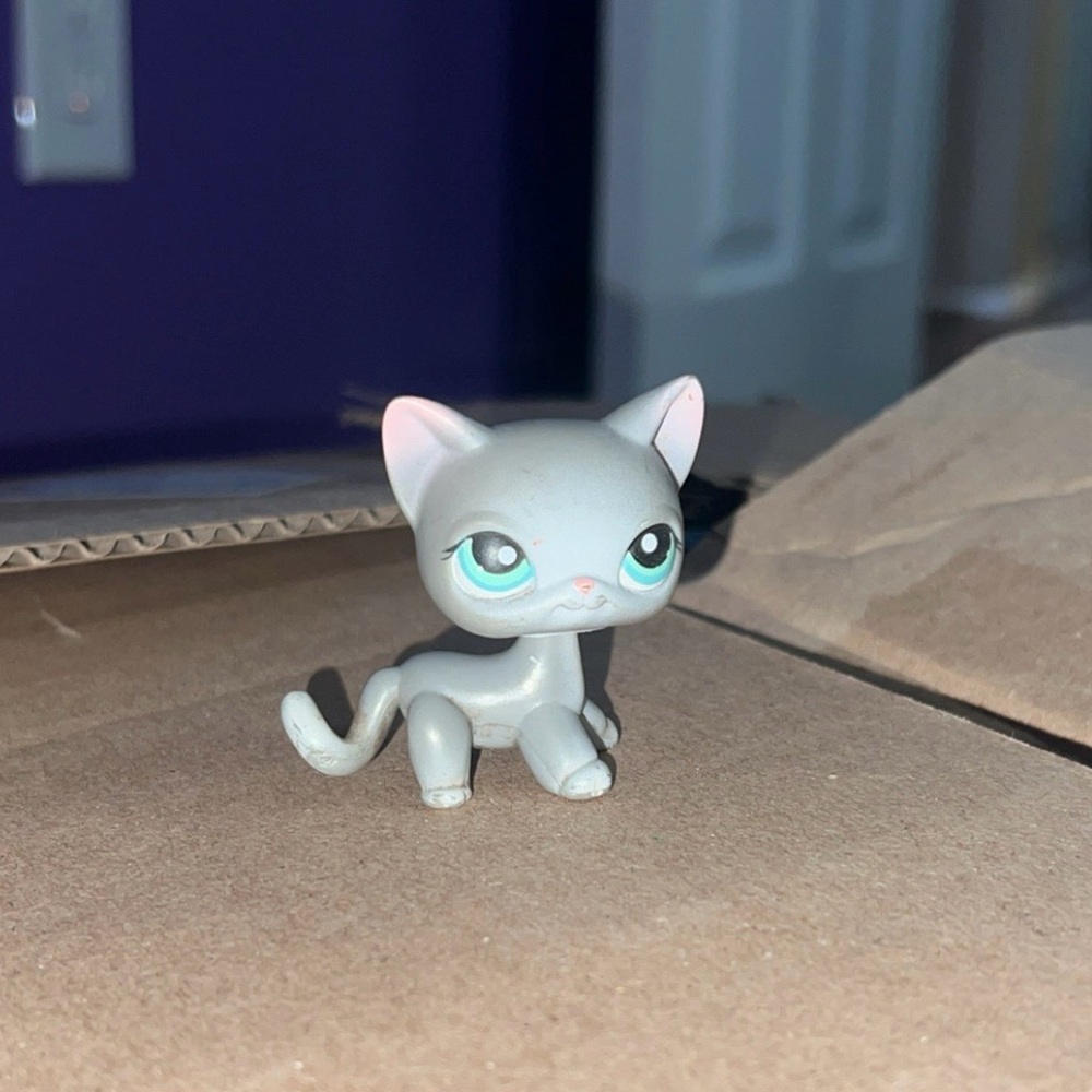 Littlest Pet Shop LPS #126 Shorthair Cat Rare Vintage Authentic